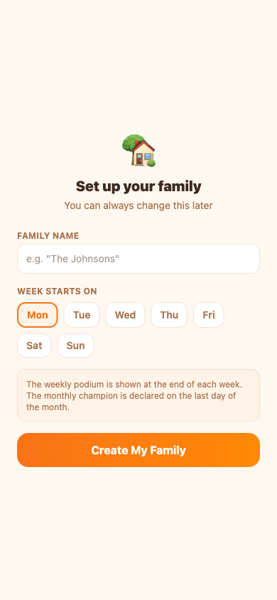 Set up your family